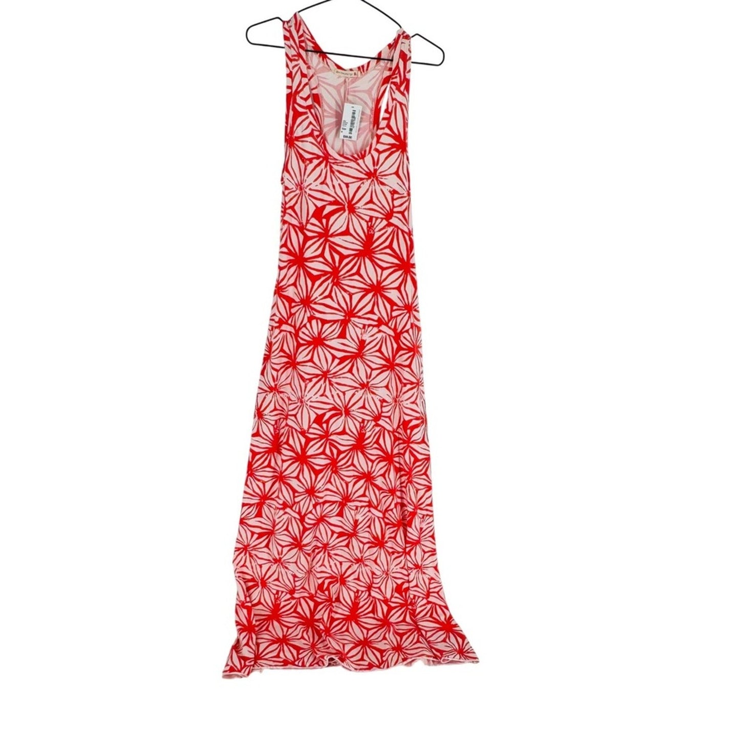 Alternative South Moon Under Pink Red Geometric Print Maxi Dress Size M NWT Boho