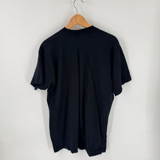 Vintage 90s Single Stitch T-Shirt Freeze Halloween Black XL 1996 Graphic Glitter