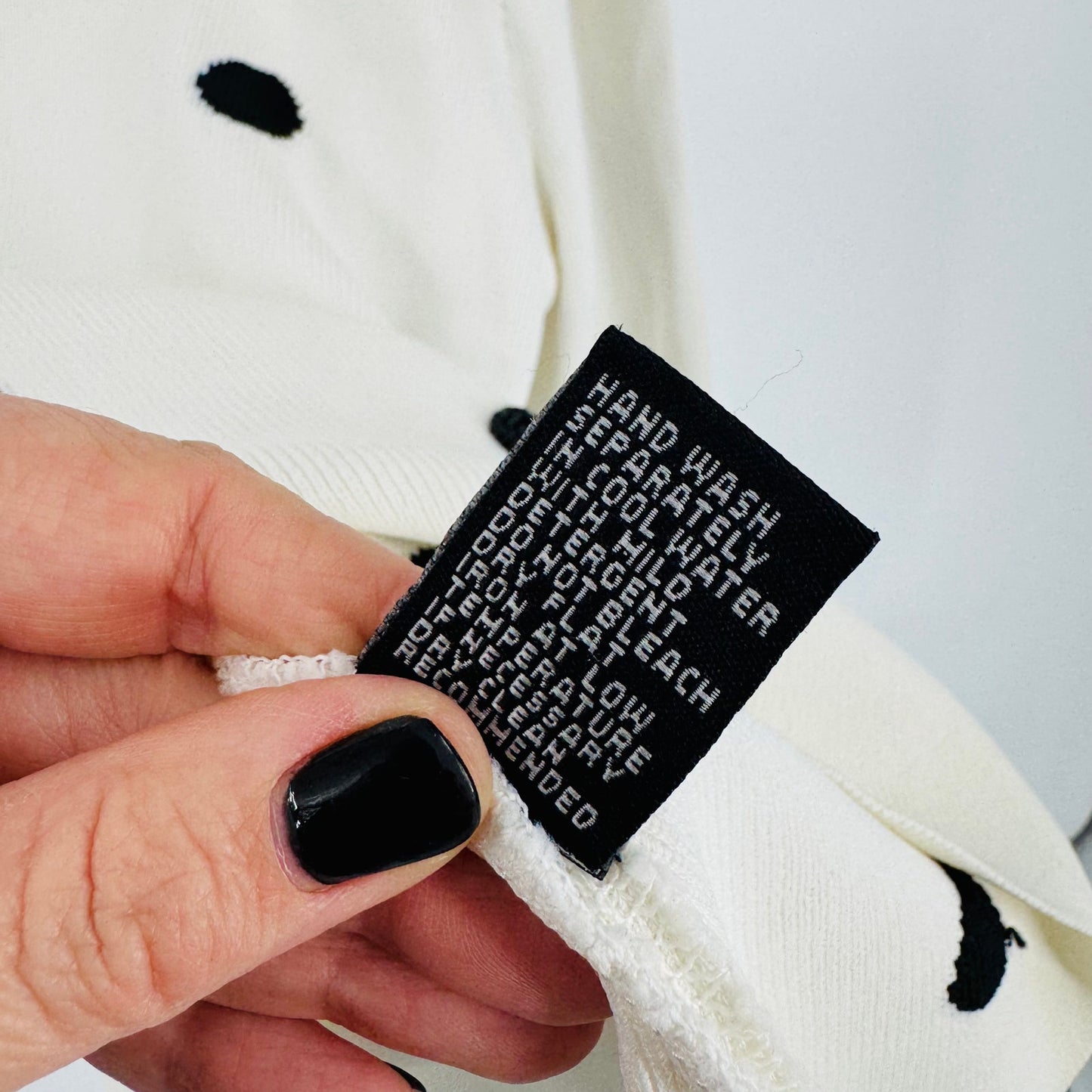 Vintage Venini Nights Embellished Polka Dot Lightweight Sweater XL Retro Look