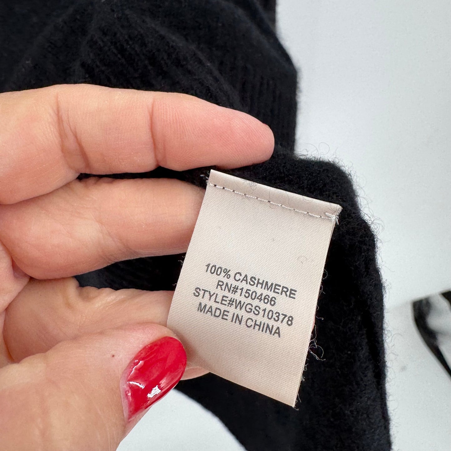 41 Hawthorn 100% Cashmere Black Crewneck Sweater Size L Minimalist Capsule