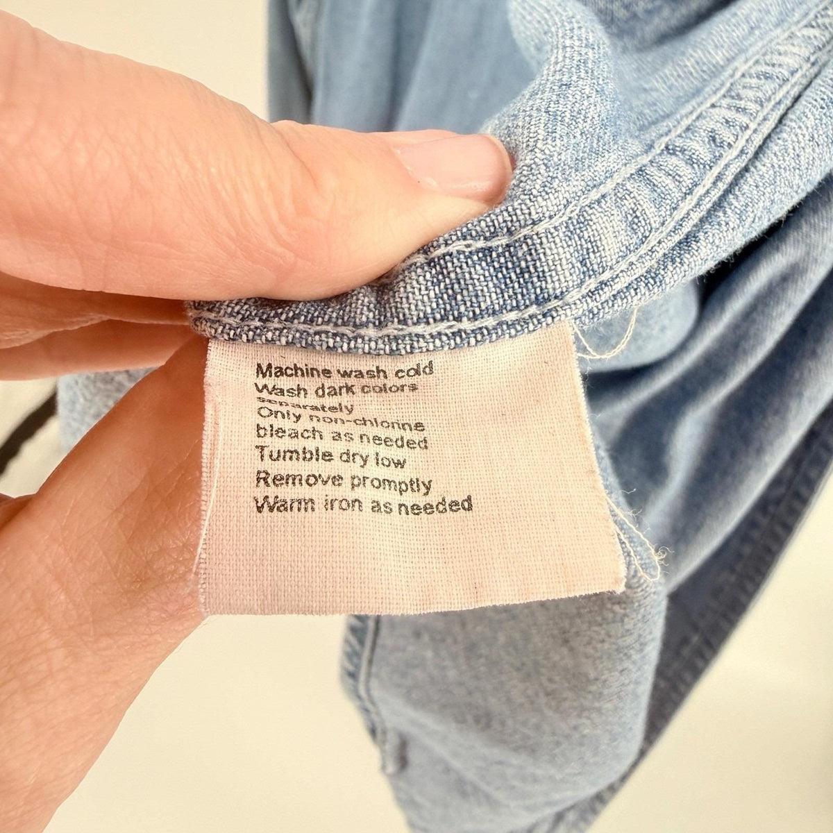 Vintage 90s Haggar Denim Shirt Embroidered Candy Chambray Blue XL Halloween