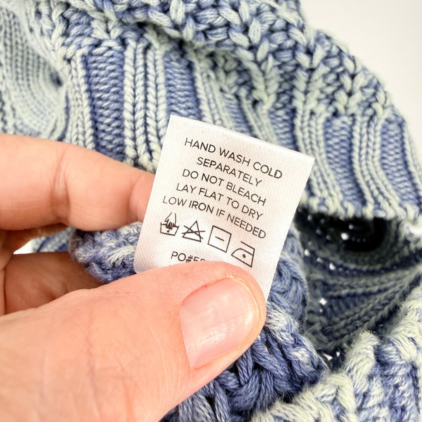 Fashion Nova Cable Knit Sweater Vest Blue White 2X NWT Coastal Preppy