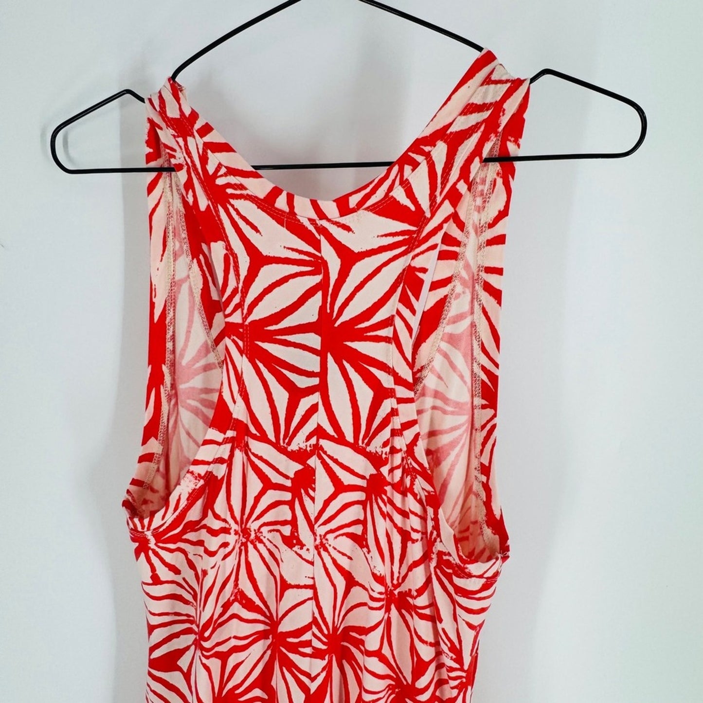 Alternative South Moon Under Pink Red Geometric Print Maxi Dress Size M NWT Boho