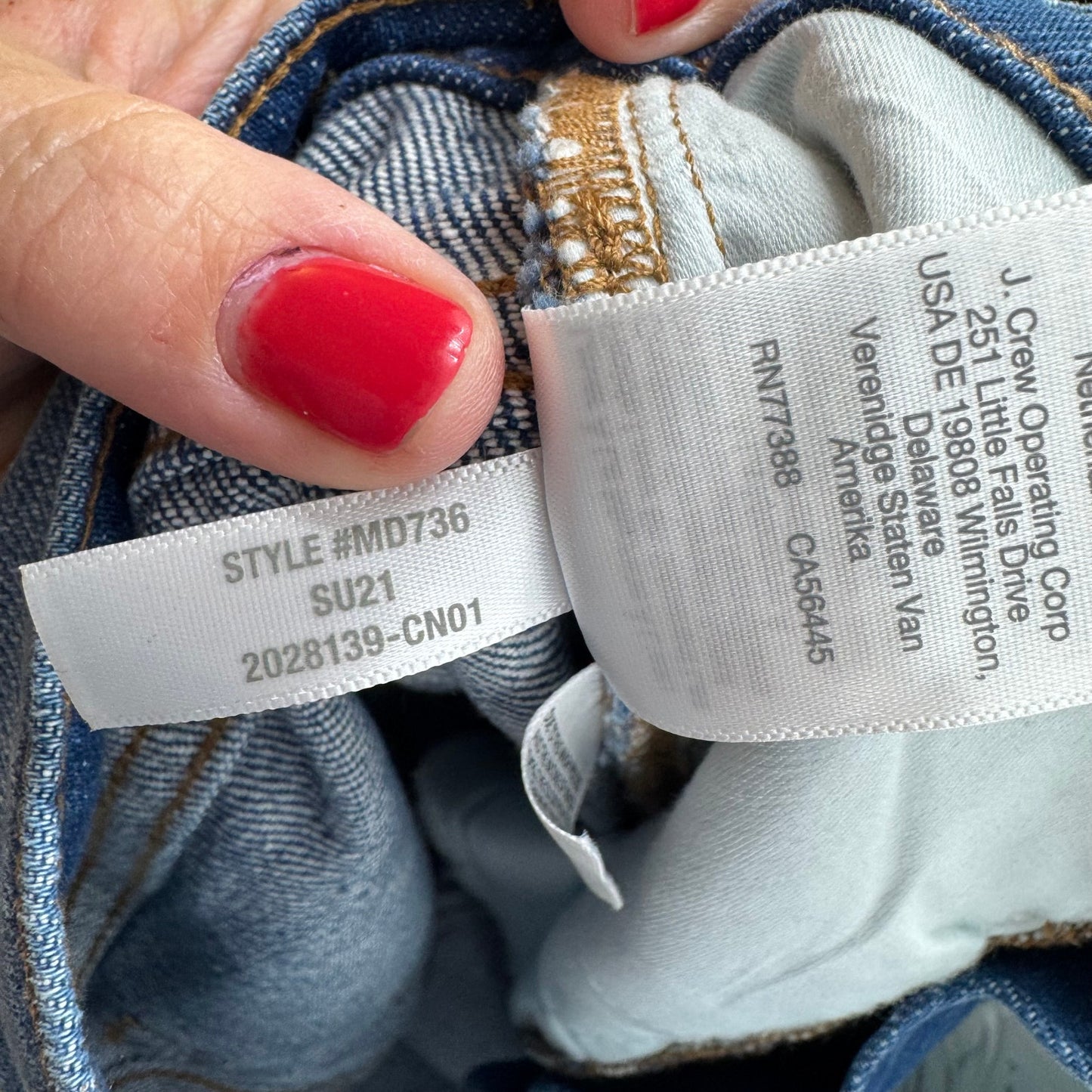 Madewell Perfect Vintage Jean Women’s Size 28 Blue Denim High Rise Straight Leg