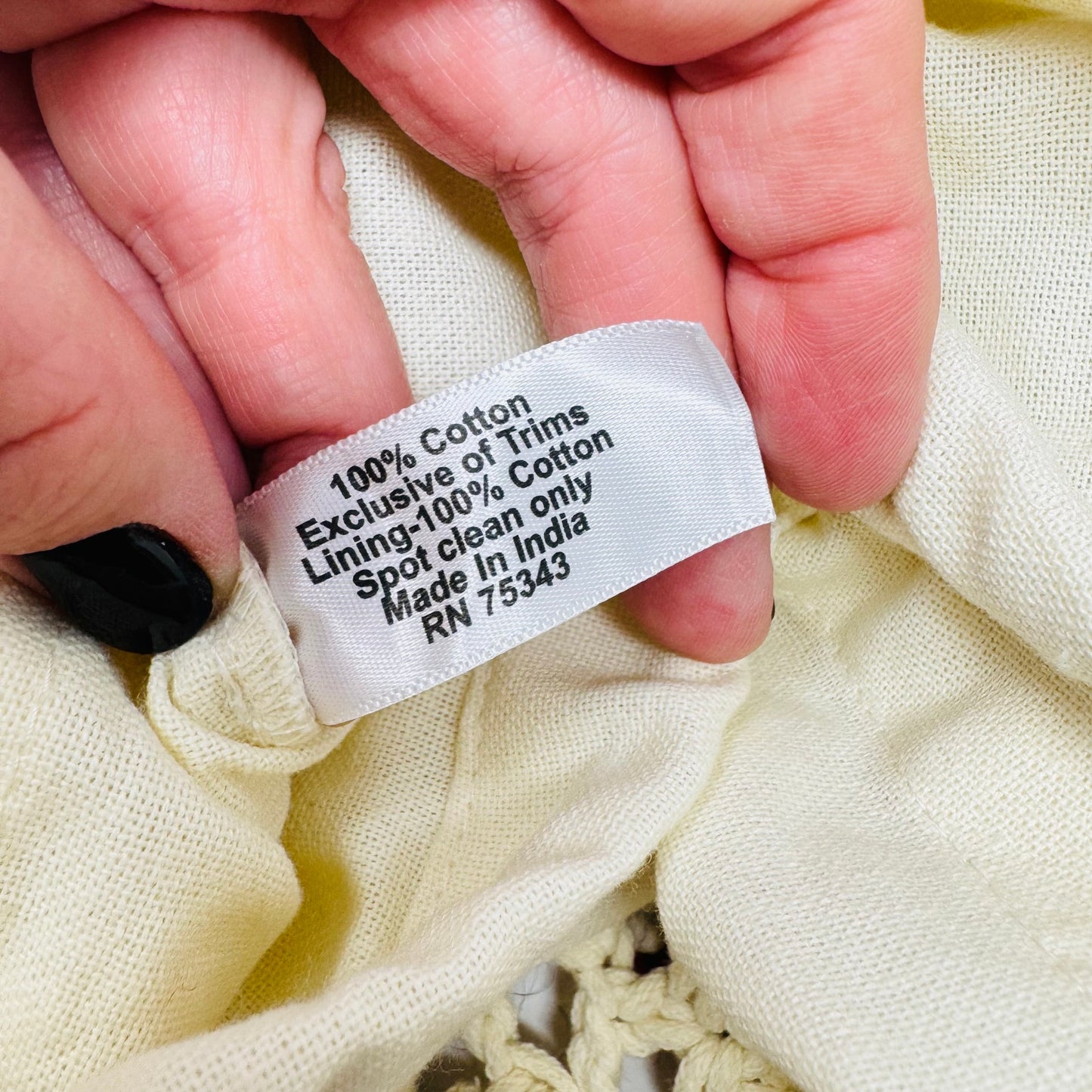 Viral Crochet Crab Bag Cream 100% Cotton Knit Tote Purse Made in India