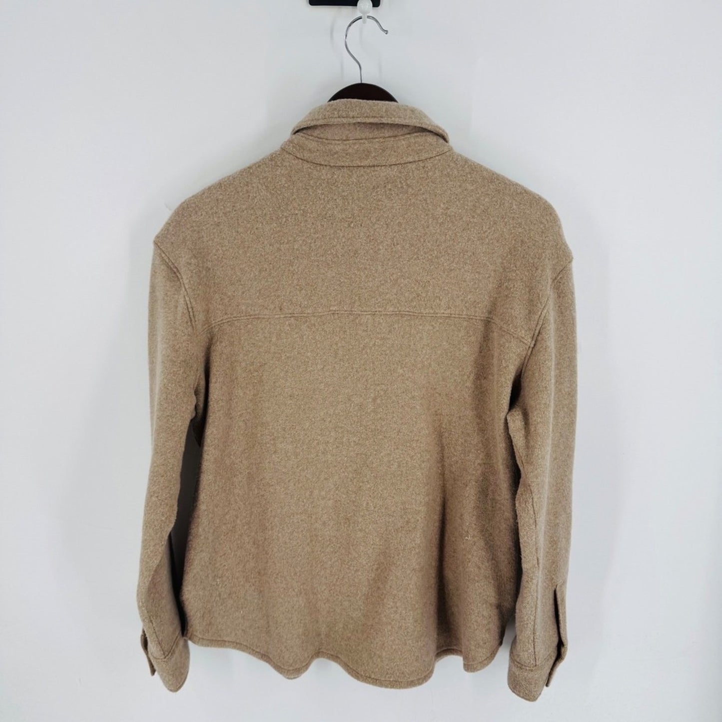 Haven Well Within Oatmeal Cotton Blend Knit Shacket Size S Cozy Earthy Granola