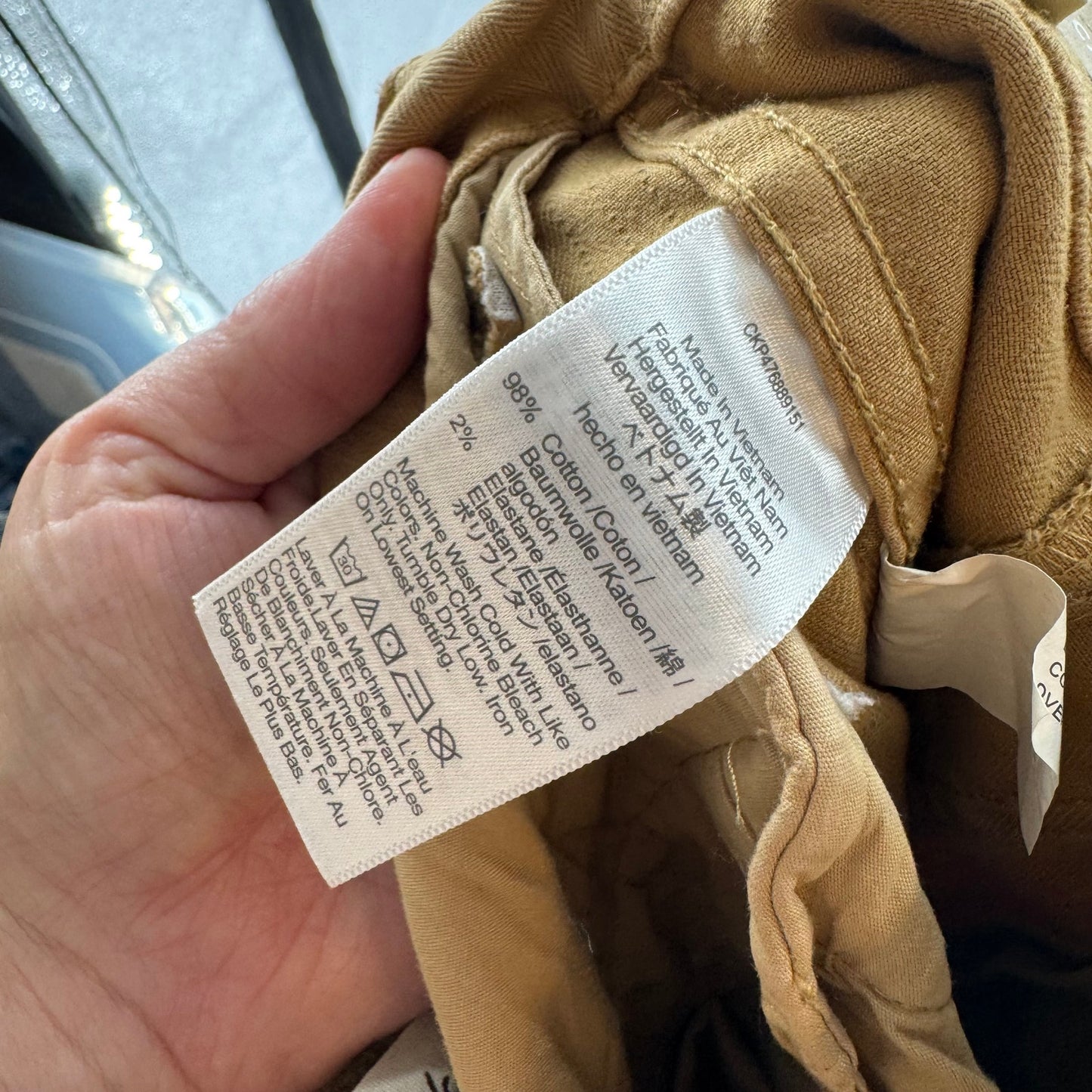Madewell 90s Straight Cargo Pants Mustard Yellow Cotton NWT Women’s Size 26