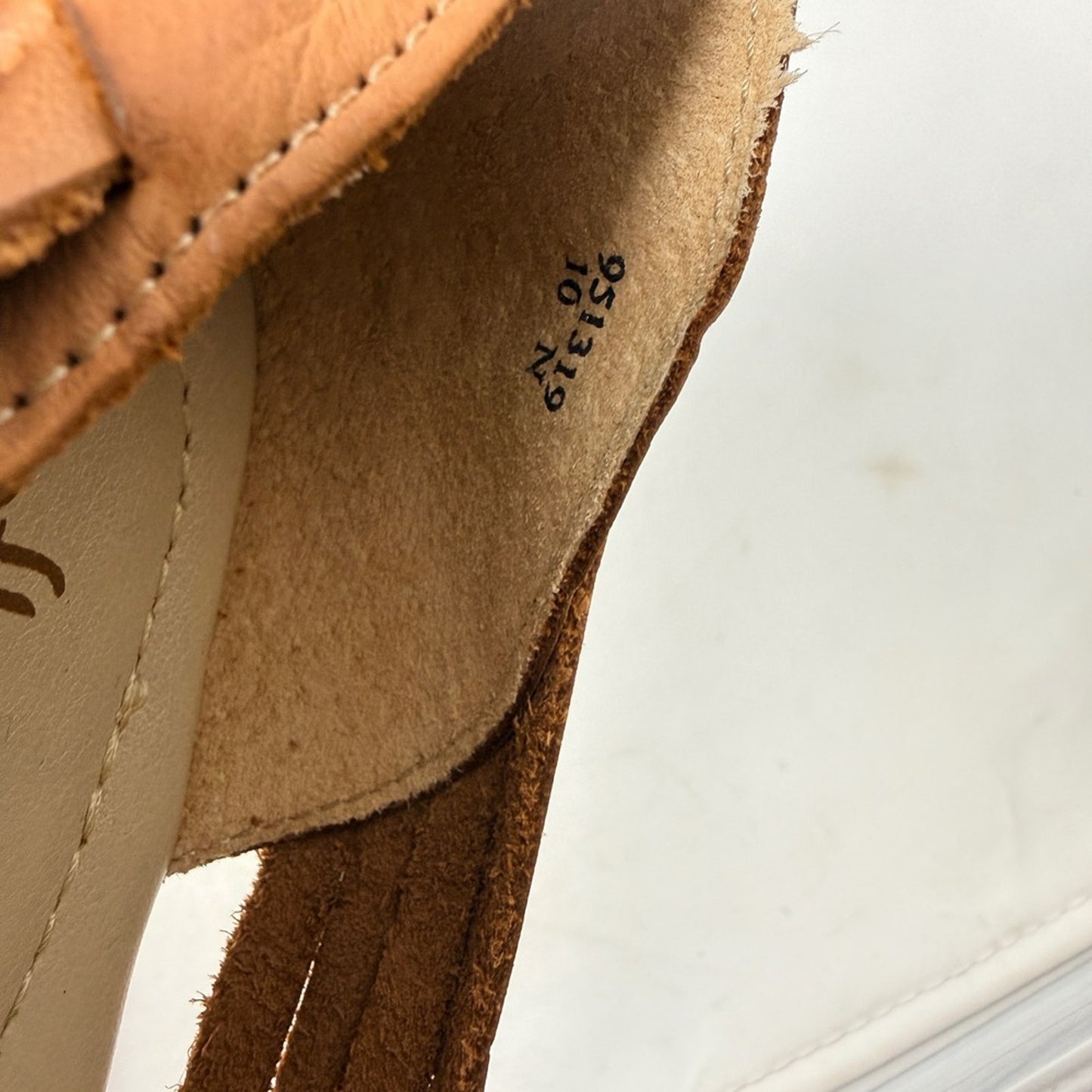 Softspots Comfortiva Trinidad Brown Leather Huarache Woven Sandals Size 10