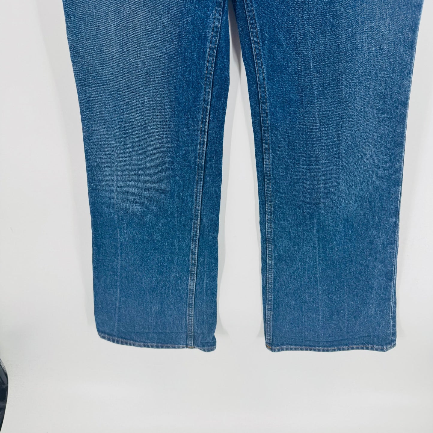 & Other Stories Flared Patch Pocket Jeans High Waist Blue Denim Size EU 34