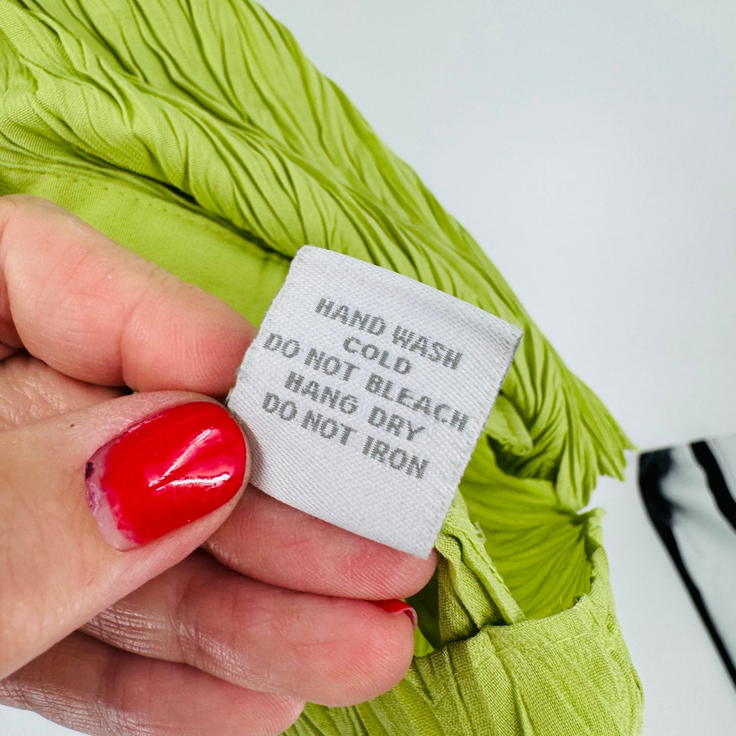 Vintage Dressbarn Green Crinkle Textured Short Sleeve Button Front Top XL