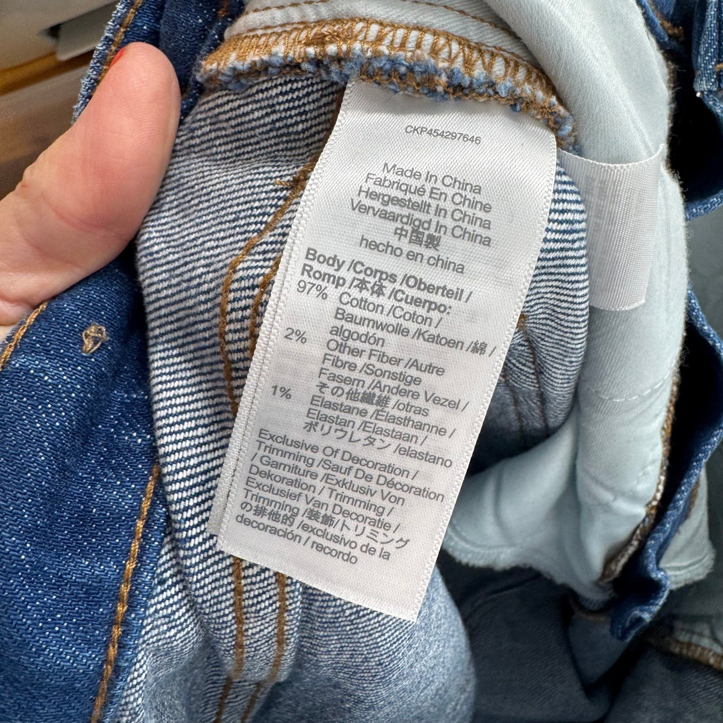 Madewell Perfect Vintage Jean Women’s Size 28 Blue Denim High Rise Straight Leg